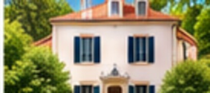 House picture used as a French vocabulary prompt