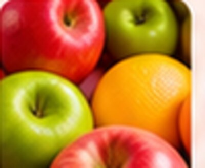 Colourful fruit picture from the health vocabulary theme